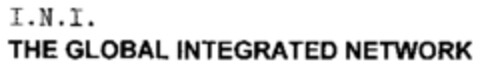 I.N.I. THE GLOBAL INTEGRATED NETWORK Logo (WIPO, 18.06.1999)