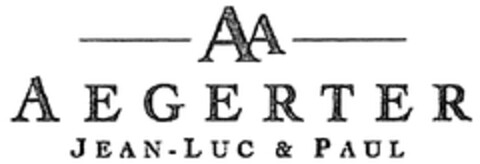 AA AEGERTER JEAN-LUC & PAUL Logo (WIPO, 15.10.2007)