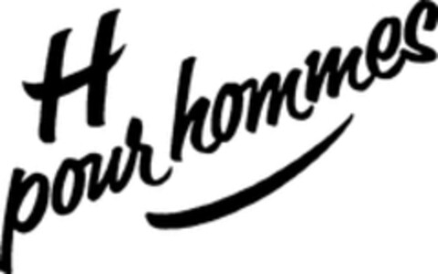 H pour hommes Logo (WIPO, 27.09.1977)