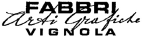FABBRI Arti Grafiche VIGNOLA Logo (WIPO, 29.05.1979)
