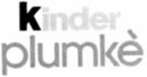 kinder plumkè Logo (WIPO, 04/15/1998)