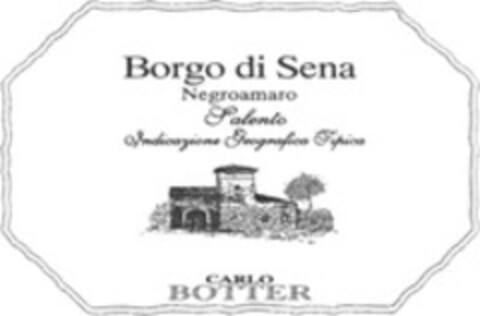 Borgo di Sena Negroamaro Salento CARLO BOTTER Logo (WIPO, 03/24/2000)
