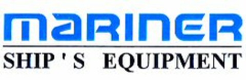 mariner SHIP'S EQUIPMENT Logo (WIPO, 11.11.2003)