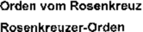 Orden vom Rosenkreuz Rosenkreuzer-Orden Logo (WIPO, 16.02.2012)