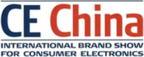 CE China INTERNATIONAL BRAND SHOW FOR CONSUMER ELECTRONICS Logo (WIPO, 27.08.2015)