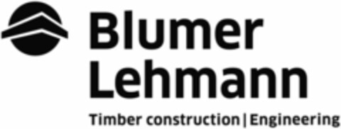 Blumer Lehmann Timber construction Engineering Logo (WIPO, 11/29/2018)