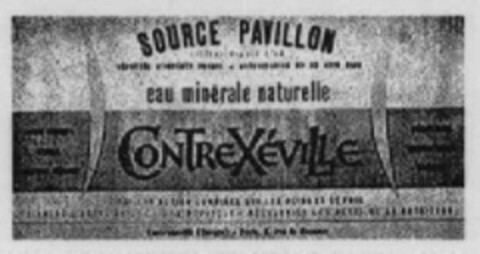 SOURCE PAVILLON CONTREXÉVILLE Logo (WIPO, 17.01.1955)