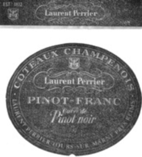 Laurent Perrier PINOT FRANC Logo (WIPO, 12/28/1978)