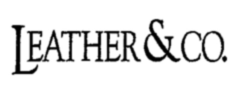 LEATHER & CO. Logo (WIPO, 11.01.1991)