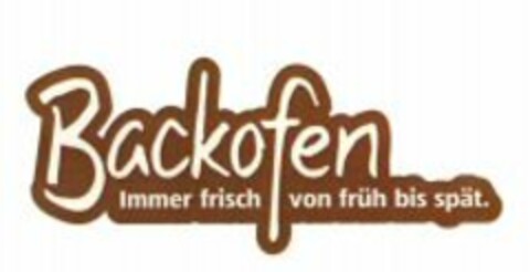 Backofen Immer frisch von früh bis spät. Logo (WIPO, 05.08.2009)