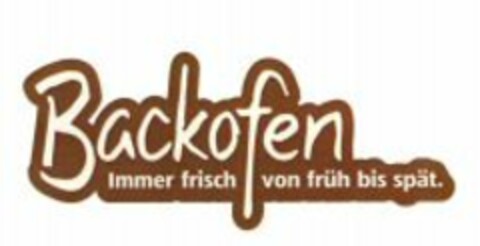 Backofen Immer frisch von früh bis spät. Logo (WIPO, 08/05/2009)