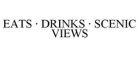 EATS · DRINKS · SCENIC VIEWS Logo (WIPO, 17.02.2014)