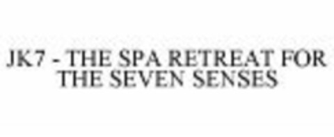 JK7 - THE SPA RETREAT FOR THE SEVEN SENSES Logo (WIPO, 21.06.2007)