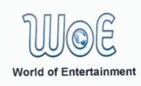 WoE World of Entertainment Logo (WIPO, 01/28/2008)