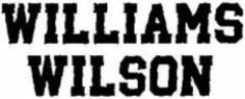 WILLIAMS WILSON Logo (WIPO, 15.07.2009)