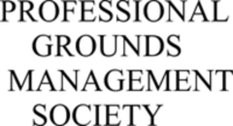 PROFESSIONAL GROUNDS MANAGEMENT SOCIETY Logo (WIPO, 24.10.2019)