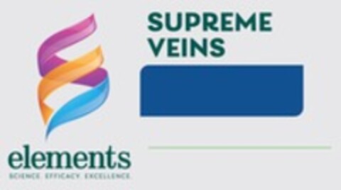 SUPREME VEINS elements SCIENCE EFFICACY EXCELLENCE Logo (WIPO, 09/04/2020)