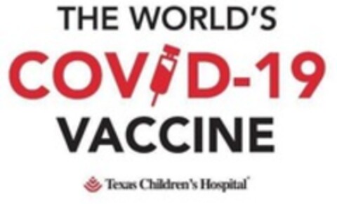 THE WORLD'S COVID-19 VACCINE TEXAS CHILDREN'S HOSPITAL Logo (WIPO, 03.10.2022)