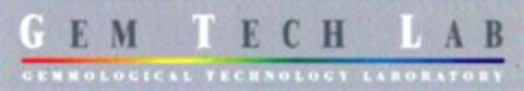 GEM TECH LAB GEMMOLOGICAL TECHNOLOGY LABORATORY Logo (WIPO, 12/19/1997)