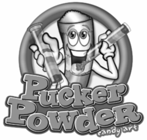 Pucker Powder candy art Logo (WIPO, 28.06.2007)