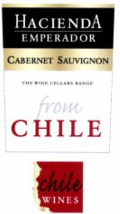 HACIENDA EMPERADOR CABERNET SAUVIGNON from CHILE Logo (WIPO, 10/01/2008)