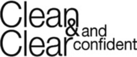 Clean & Clear and confident Logo (WIPO, 08.04.2011)