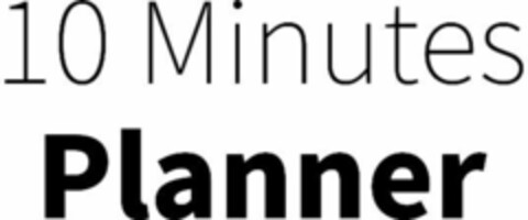 10 Minutes Planner Logo (WIPO, 20.06.2018)