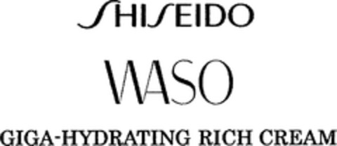 SHISEIDO WASO GIGA-HYDRATING RICH CREAM Logo (WIPO, 30.08.2018)