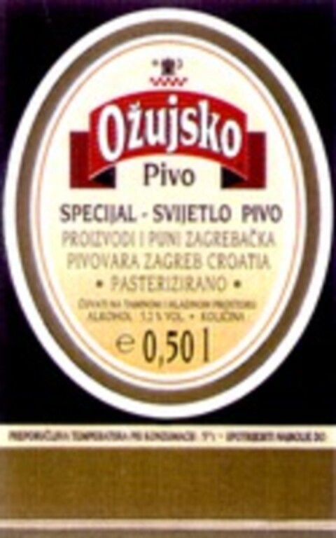 Ozujsko Pivo Logo (WIPO, 06.07.2001)