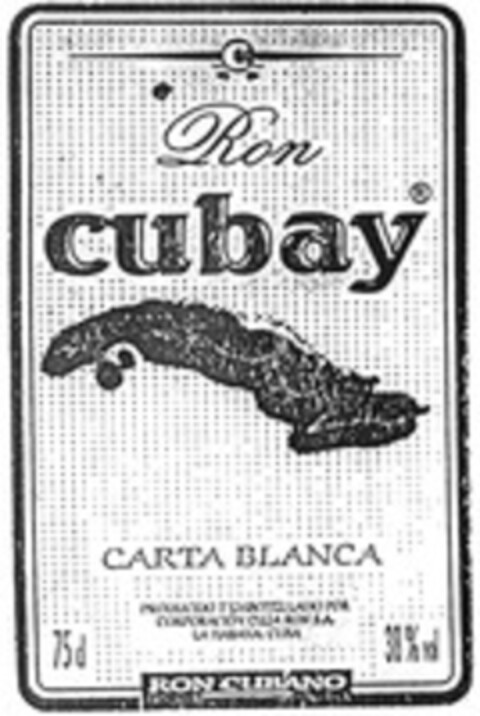 Ron cubay CARTA BLANCA Logo (WIPO, 14.02.2008)