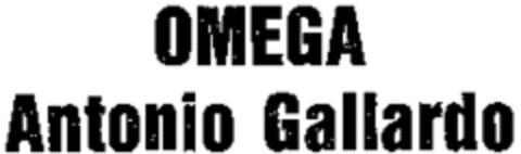OMEGA Antonio Gallardo Logo (WIPO, 30.05.1978)