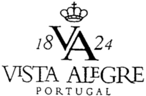 VA 1824 VISTA ALEGRE PORTUGAL Logo (WIPO, 11/10/1998)