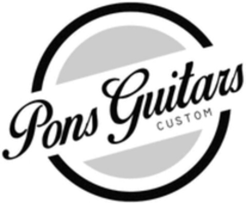 Pons Guitars CUSTOM Logo (WIPO, 03.02.2017)