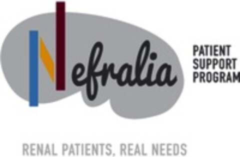 Nefralia PATIENT SUPPORT PROGRAM RENAL PATIENTS, REAL NEEDS Logo (WIPO, 05.04.2017)