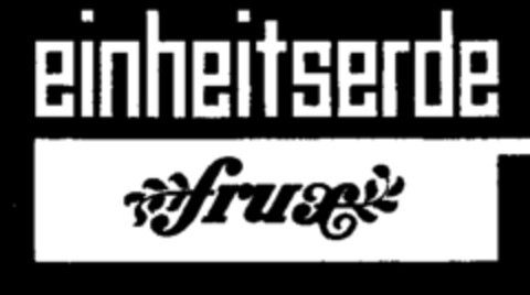 einheitserde frux Logo (WIPO, 18.12.1978)