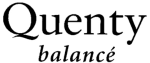 Quenty balancé Logo (WIPO, 05.12.1997)