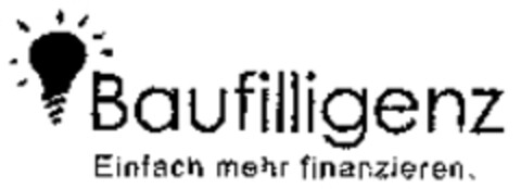 Baufilligenz Einfach mehr finanzieren. Logo (WIPO, 20.06.2007)