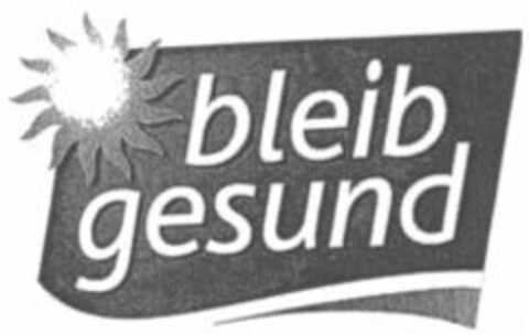 bleib gesund Logo (WIPO, 10/18/2007)