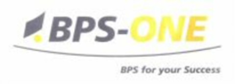 BPS-ONE BPS for your Success Logo (WIPO, 07.05.2009)