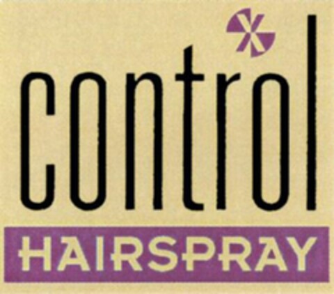 X control HAIRSPRAY Logo (WIPO, 07/28/2010)