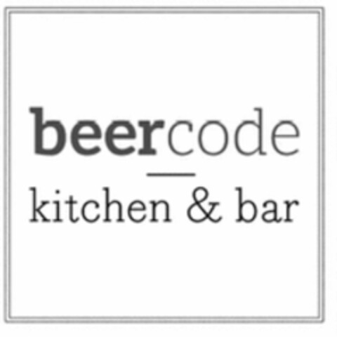 BEERCODE KITCHEN & BAR Logo (WIPO, 11/17/2021)