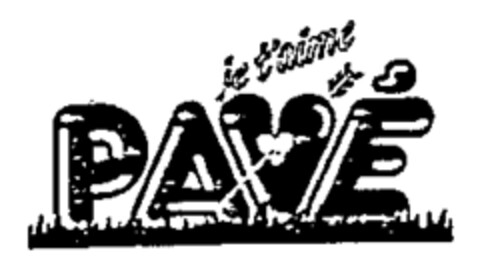 je t'aime PAVÉ Logo (WIPO, 12/06/1988)