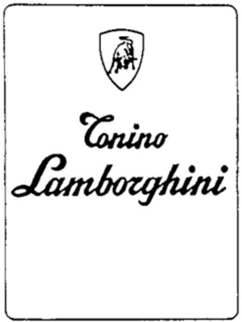 Tonino Lamborghini Logo (WIPO, 06/26/1999)