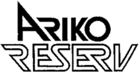 ARIKO RESERV Logo (WIPO, 23.07.2003)