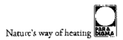 Nature's way of heating PARA DIGMA Logo (WIPO, 04/01/2008)