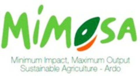 MIMOSA Minimum Impact, Maximum Output Sustainable Agriculture - Ardo Logo (WIPO, 04.11.2016)