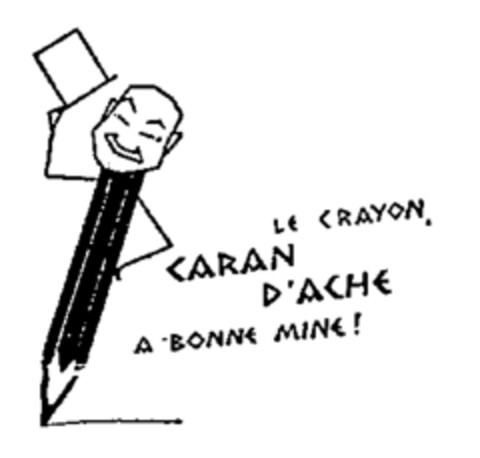 LE CRAYON CARAN D'ACHE A BONNE MINE ! Logo (WIPO, 14.06.1948)