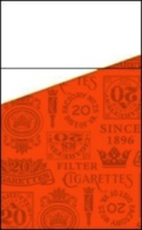 ES 20 FACTORY N° 25 DIST. OF VA. 20 SINCE 1896 20 CIGARETTES 20 GARETTES FILTER CIGARETTES A 20 20 FACTORY N° 25 DIST. OF VA. Logo (WIPO, 26.09.2017)