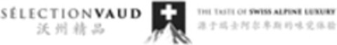 SÉLECTION VAUD THE TASTE OF SWISS ALPINE LUXURY Logo (WIPO, 17.07.2018)