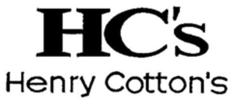 HC's Henry Cotton's Logo (WIPO, 08.08.1995)